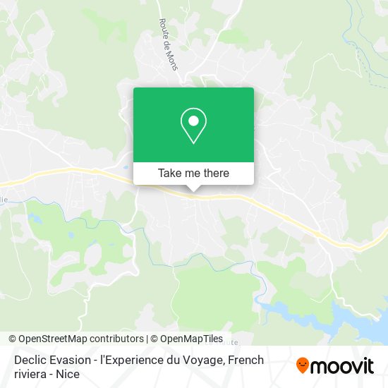 Declic Evasion - l'Experience du Voyage map