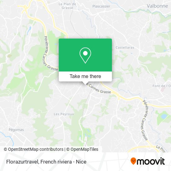 Mapa Florazurtravel