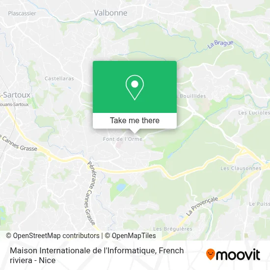 Maison Internationale de l'Informatique map