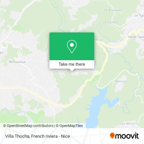 Villa Thocha map