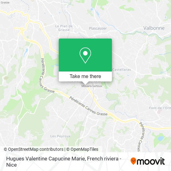 Mapa Hugues Valentine Capucine Marie