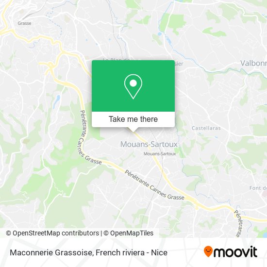 Maconnerie Grassoise map