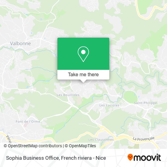 Sophia Business Office map