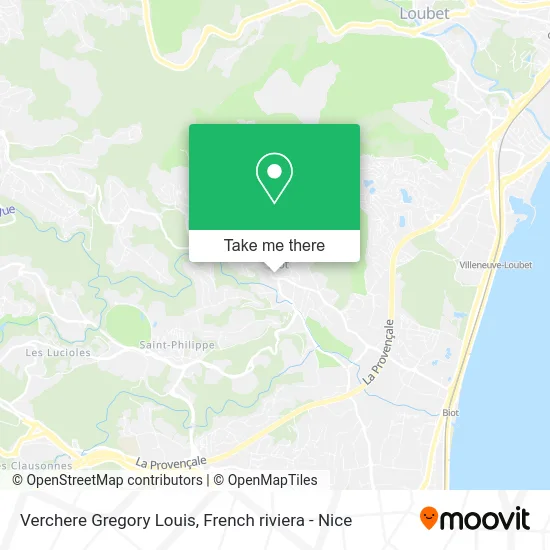 Verchere Gregory Louis map