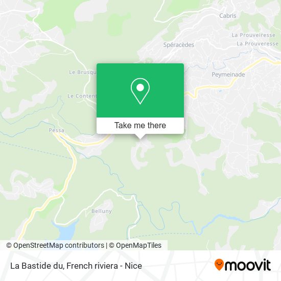 La Bastide du map