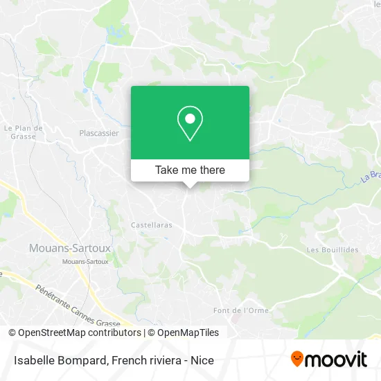 Isabelle Bompard map