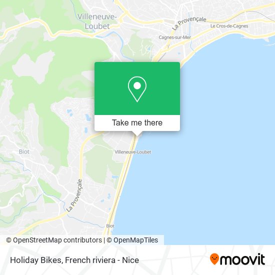 Holiday Bikes map