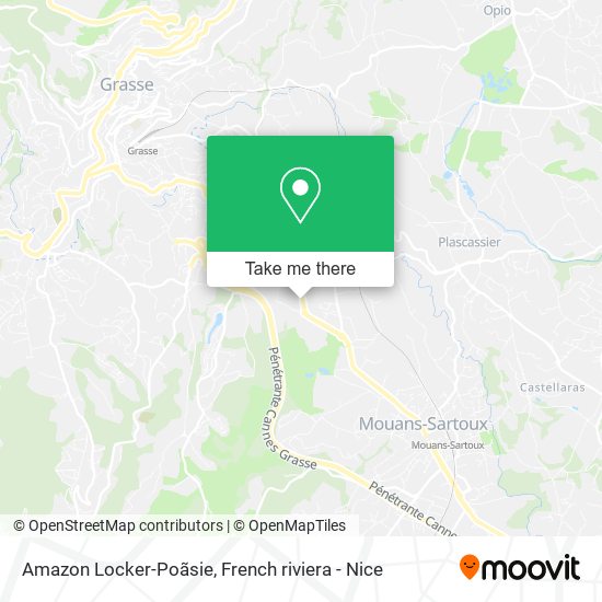 Amazon Locker-Poãsie map