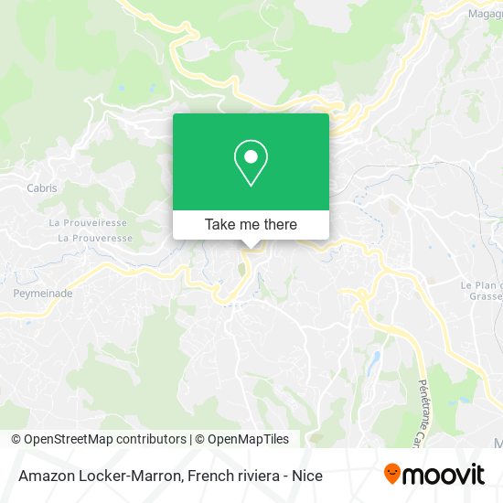 Amazon Locker-Marron map