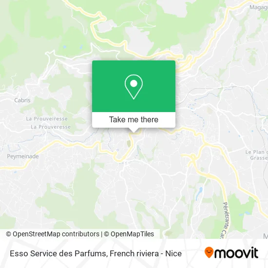 Esso Service des Parfums map