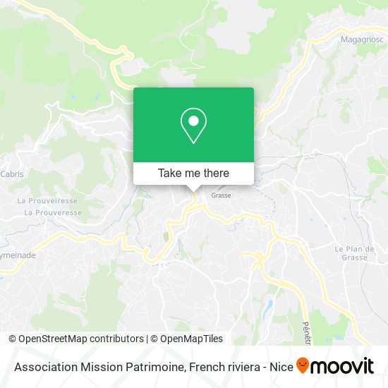 Association Mission Patrimoine map