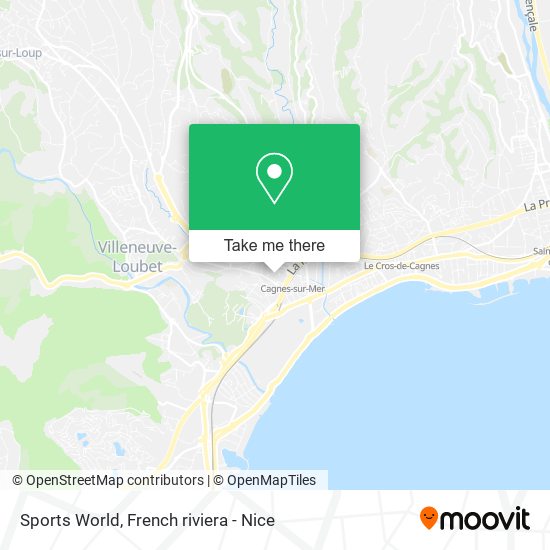 Sports World map