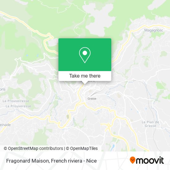 Fragonard Maison map