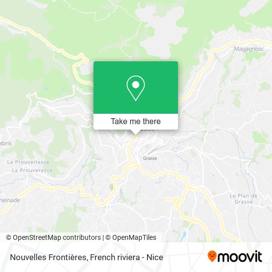 Nouvelles Frontières map