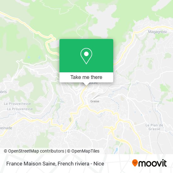 France Maison Saine map