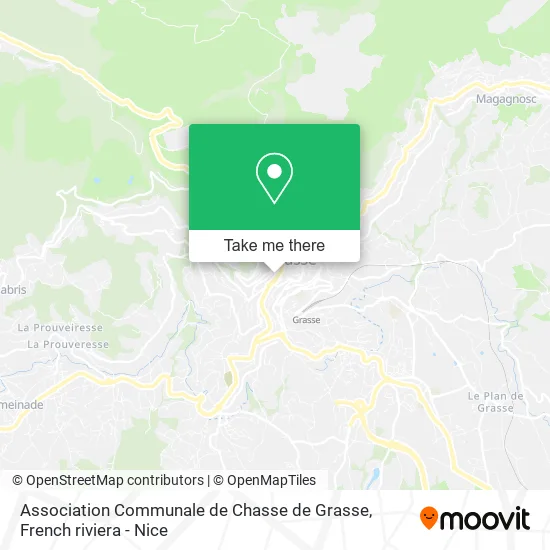 Mapa Association Communale de Chasse de Grasse