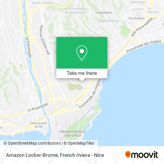 Amazon Locker-Brome map