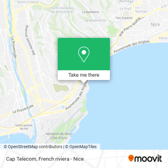 Cap Telecom map