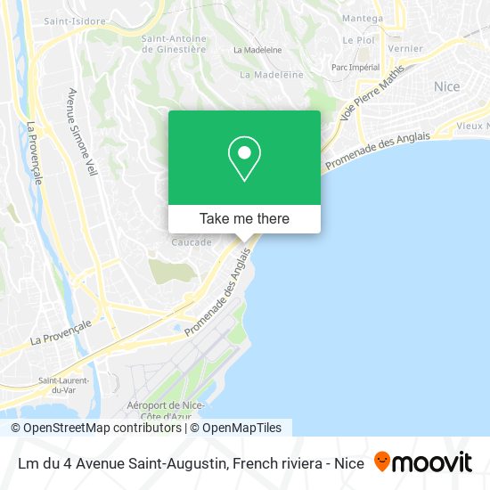 Mapa Lm du 4 Avenue Saint-Augustin