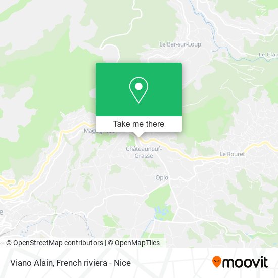 Viano Alain map