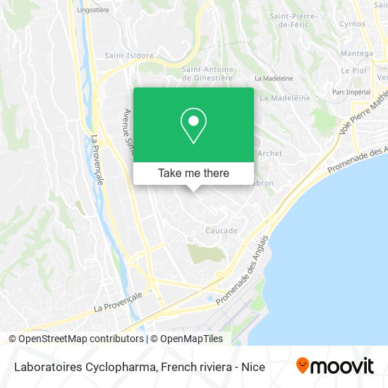 Laboratoires Cyclopharma map