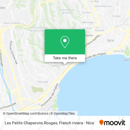 Les Petits Chaperons Rouges map