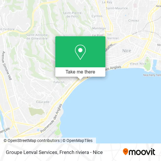 Groupe Lenval Services map