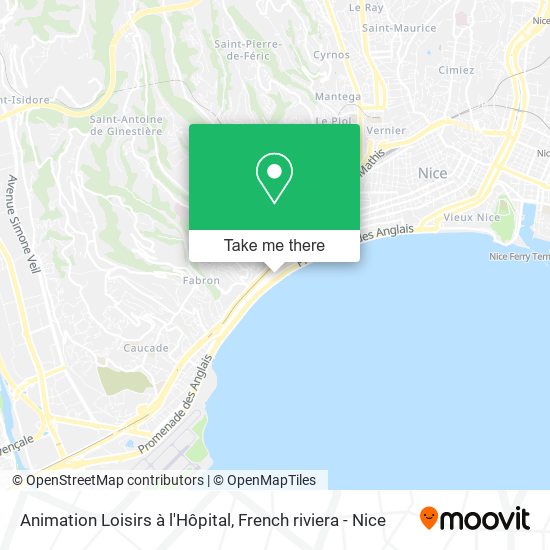 Animation Loisirs à l'Hôpital map