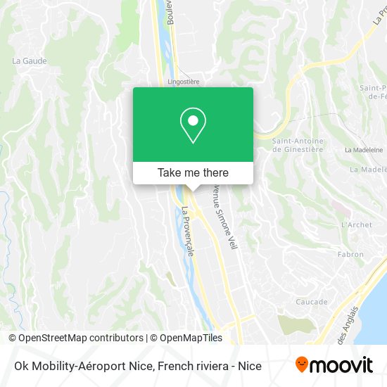 Ok Mobility-Aéroport Nice map