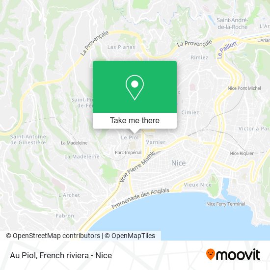 Au Piol map