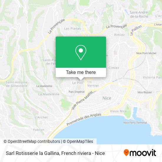 Sarl Rotisserie la Gallina map