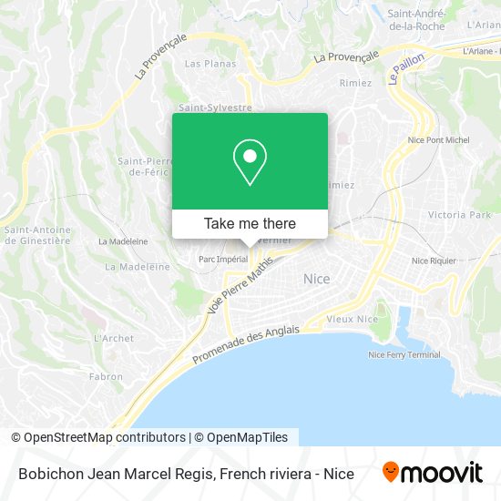 Mapa Bobichon Jean Marcel Regis