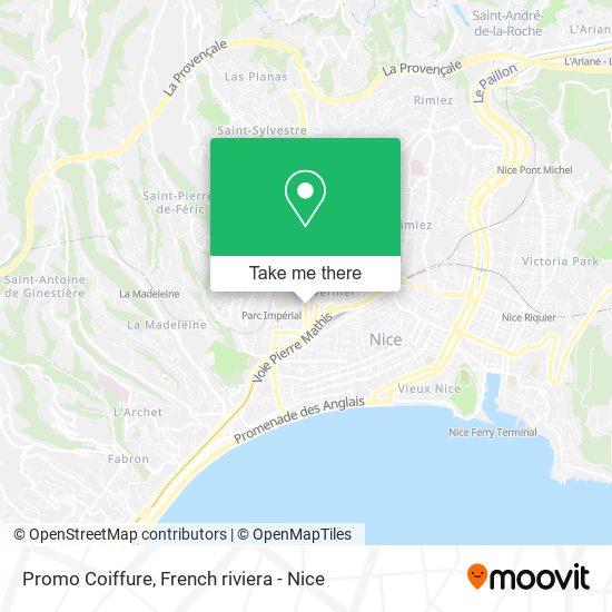 Promo Coiffure map