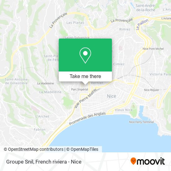 Groupe Snil map