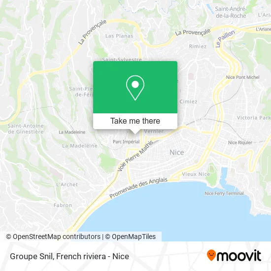 Groupe Snil map