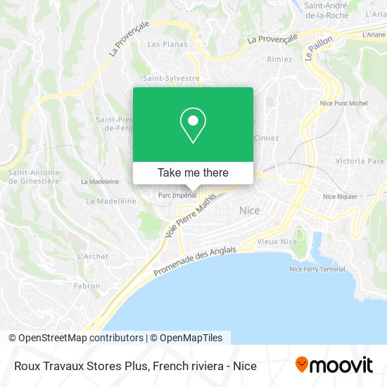 Roux Travaux Stores Plus map