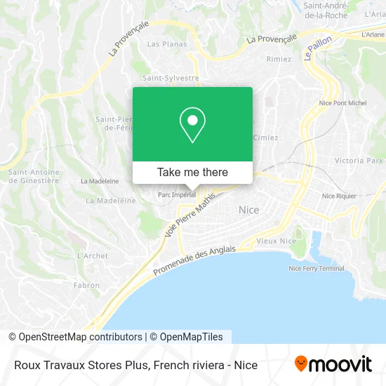 Mapa Roux Travaux Stores Plus
