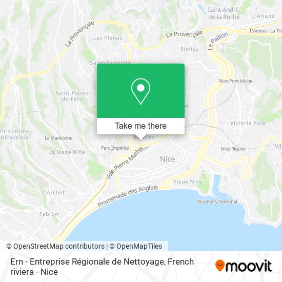 Ern - Entreprise Régionale de Nettoyage map