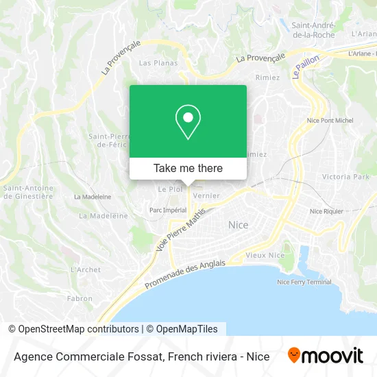 Agence Commerciale Fossat map