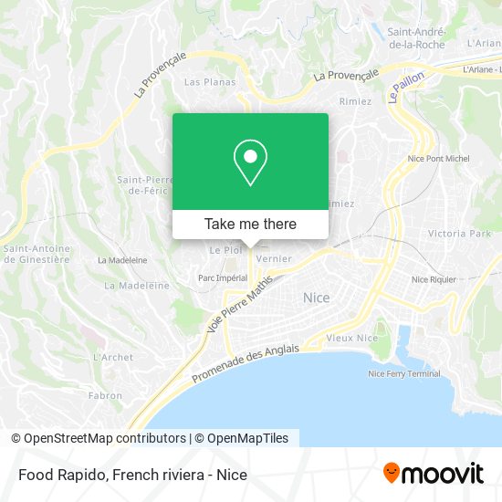 Food Rapido map