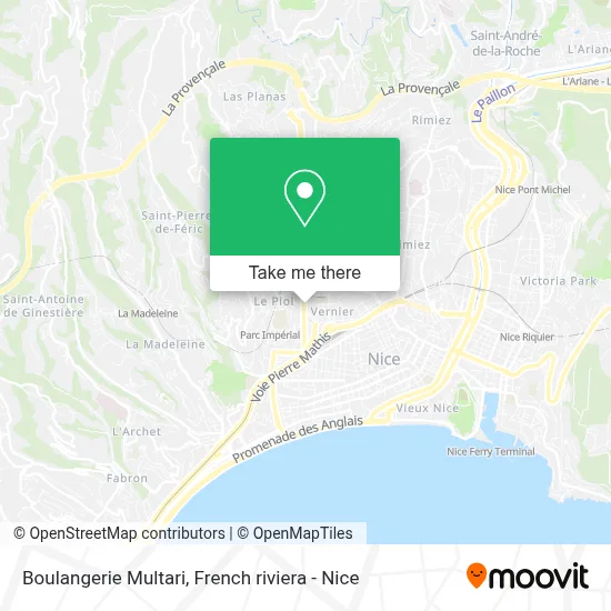 Boulangerie Multari map