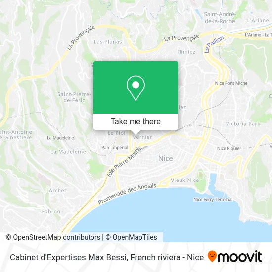 Cabinet d'Expertises Max Bessi map