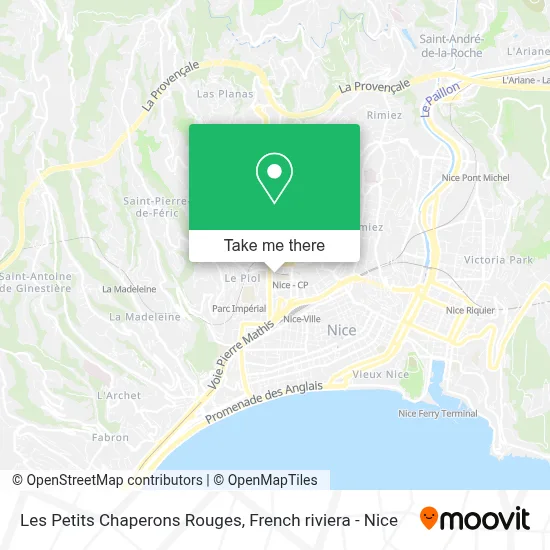 Les Petits Chaperons Rouges map