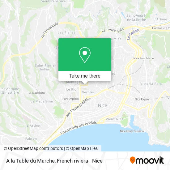 A la Table du Marche map