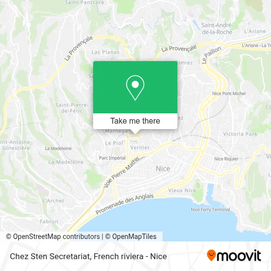 Chez Sten Secretariat map