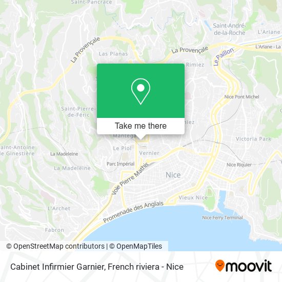 Cabinet Infirmier Garnier map
