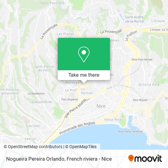 Nogueira Pereira Orlando map