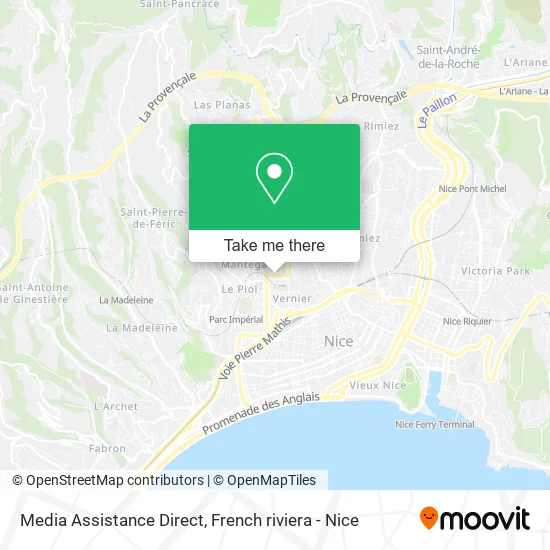 Media Assistance Direct map