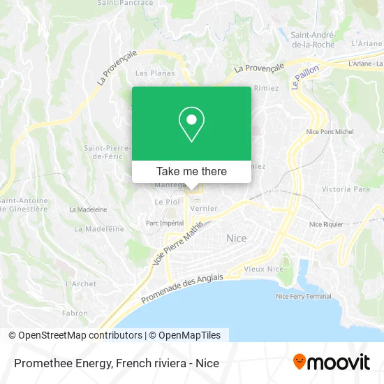 Promethee Energy map