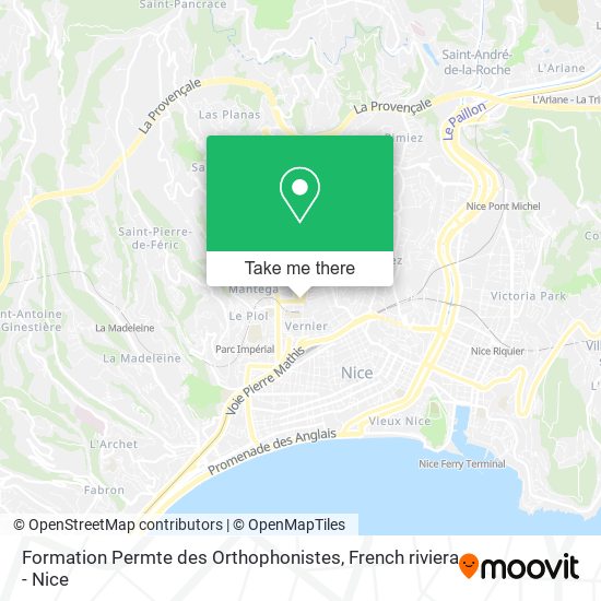 Mapa Formation Permte des Orthophonistes